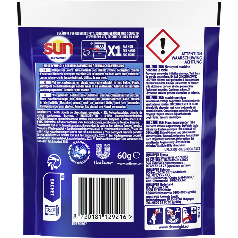 Een afbeelding van Sun Optimum machinereiniger