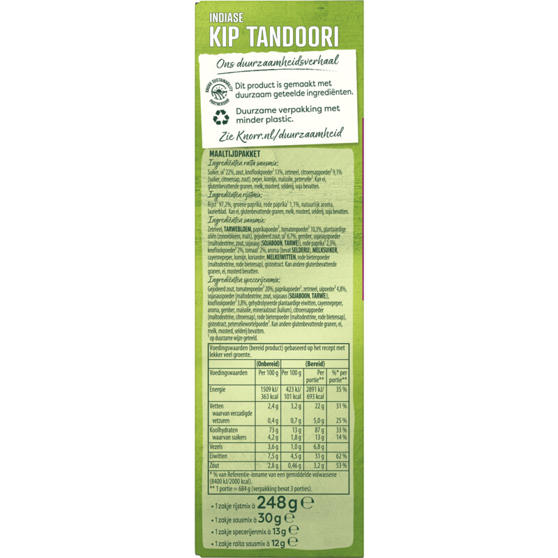 Een afbeelding van Knorr Wereldgerechten Indiase kip tandoori