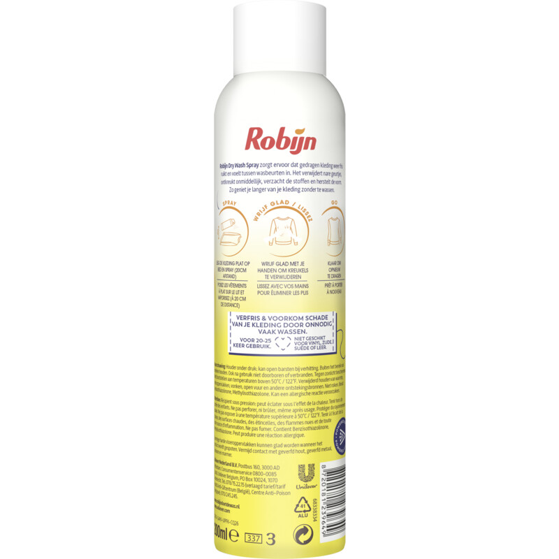 Een afbeelding van Robijn Dry wash spray zwitsal