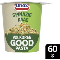 Een afbeelding van Unox Volkoren goodpasta spinazie kaas