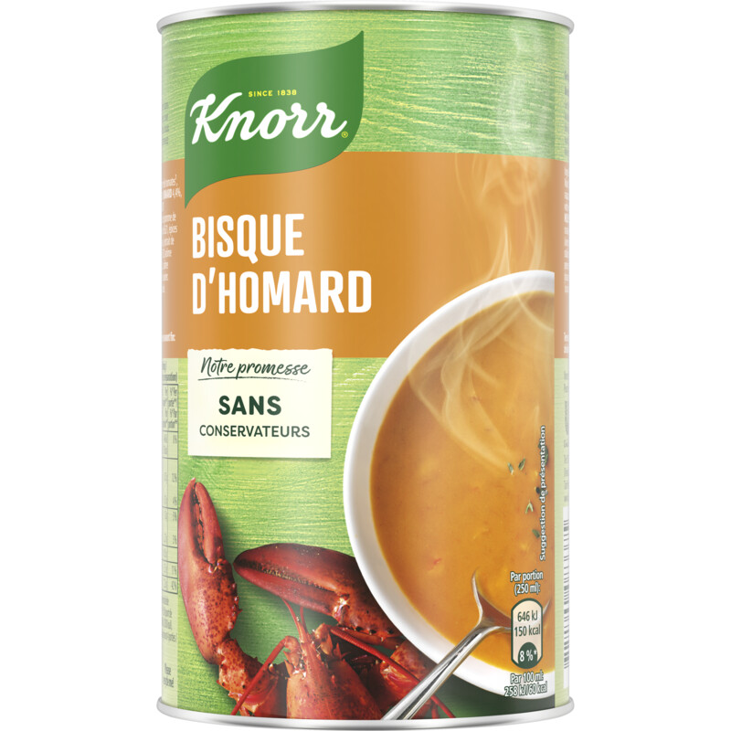 Een afbeelding van Knorr Kreeftensoep bel