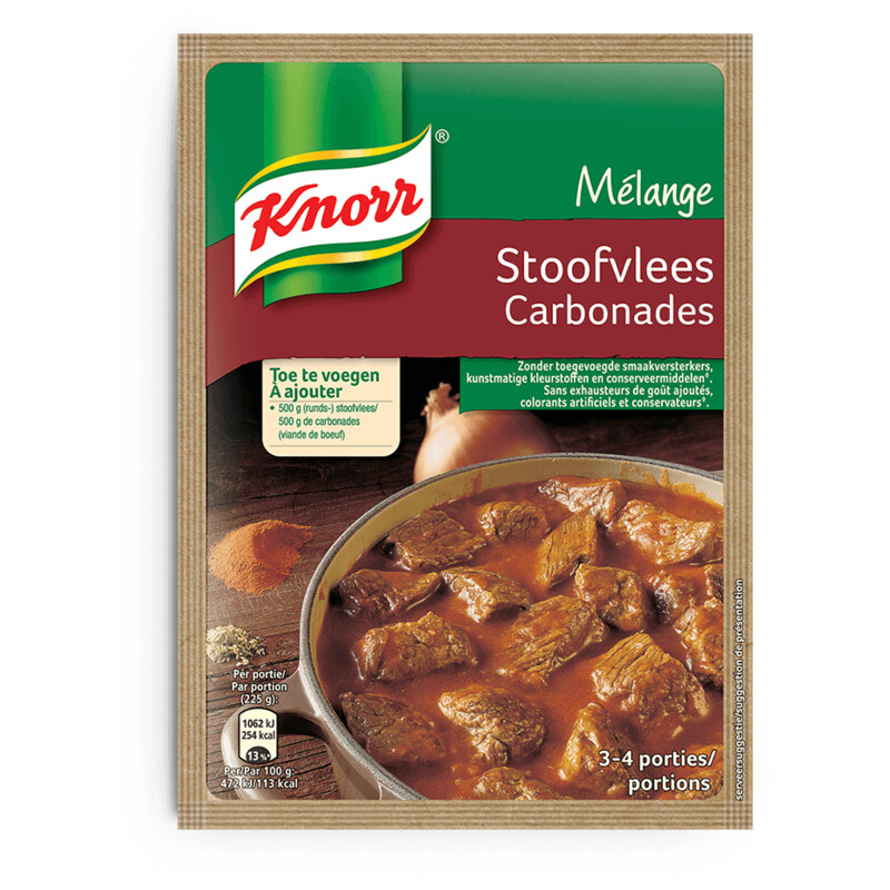 Een afbeelding van Knorr Mix stoofvlees bel