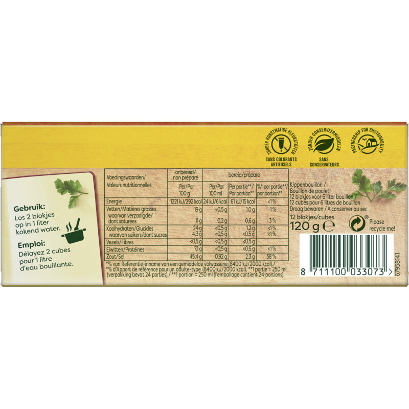 Een afbeelding van Knorr Bouillon kip bel