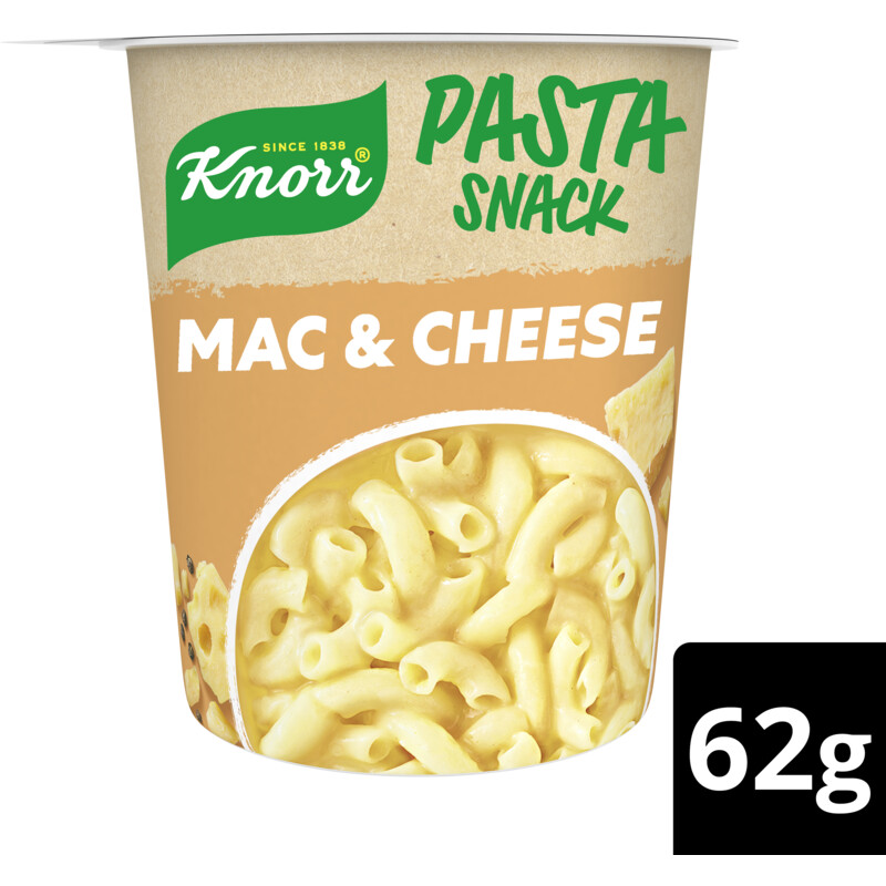 Een afbeelding van Knorr Pasta snack mac & cheese bel