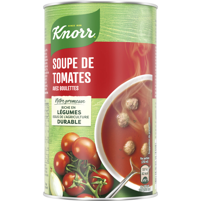 Een afbeelding van Knorr Tomatensoep extra bal BEL