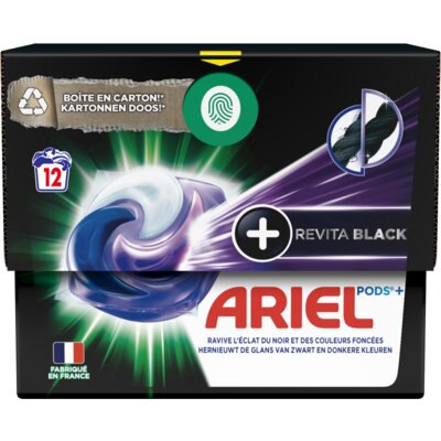 ARIEL REVITA BLACK Laundry Capsules Washing Machine 26 Pods Box