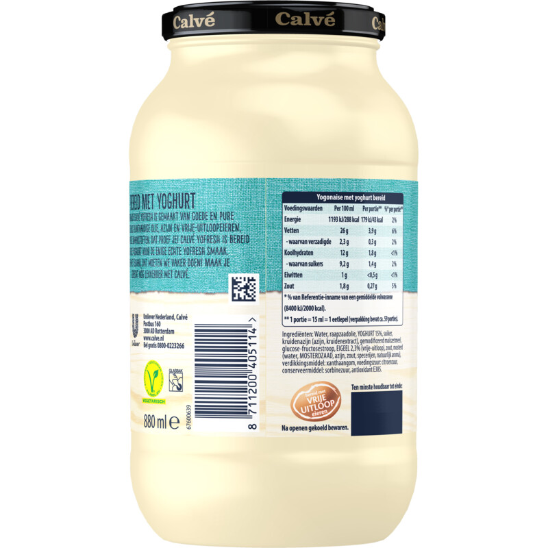 Een afbeelding van Calvé Yofresh mayonaise