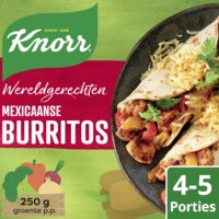 Een afbeelding van Knorr Wereldgerecht Mexicaanse burritos family