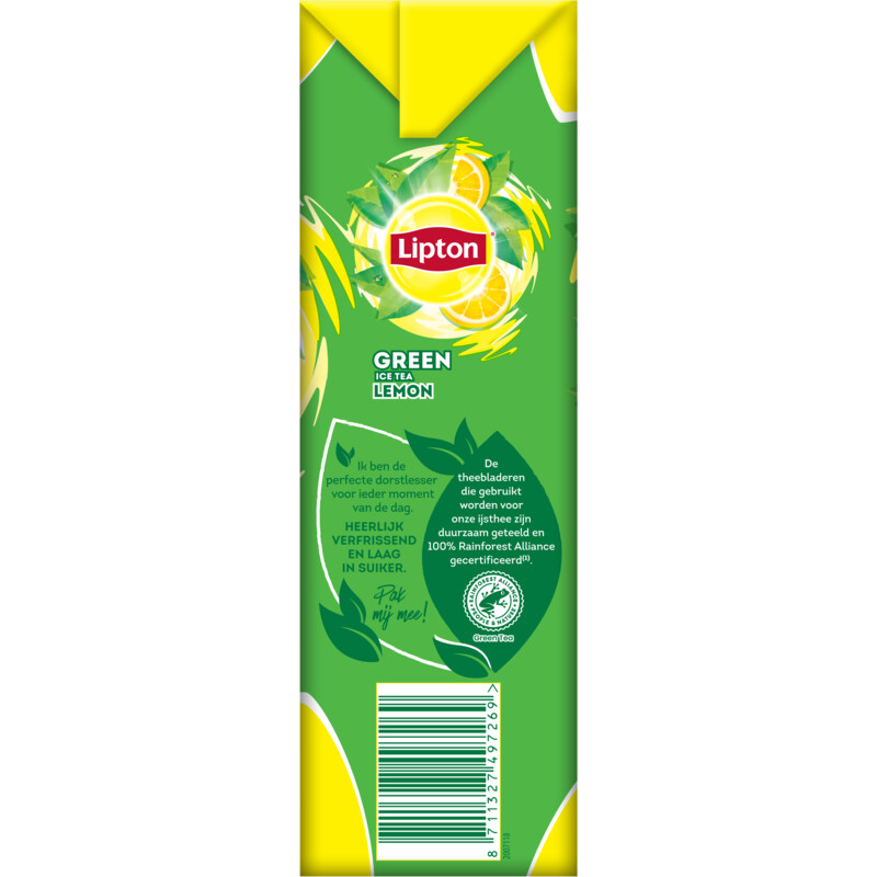 Een afbeelding van Lipton Ice tea green lemon