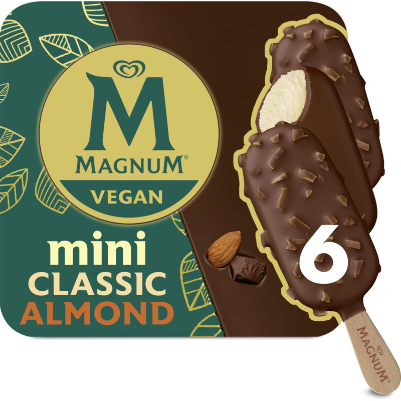 Een afbeelding van Magnum Vegan mini classic & almond