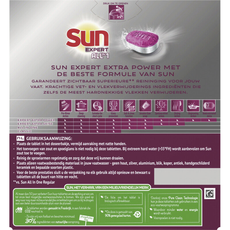 Een afbeelding van Sun Expert all-in 1  vaatwastabletten