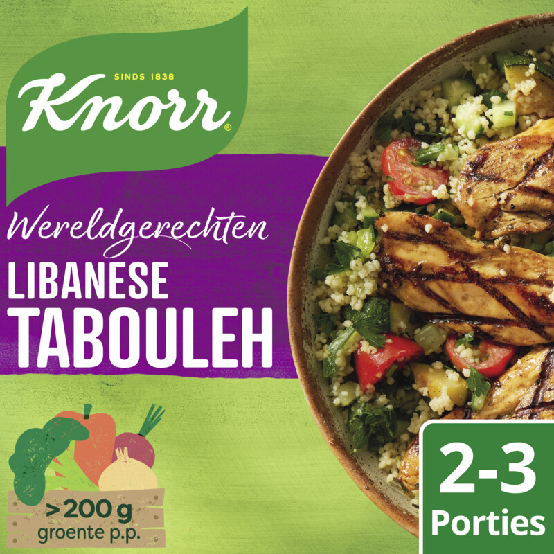 Een afbeelding van Knorr Wereldgerechten libanese tabouleh