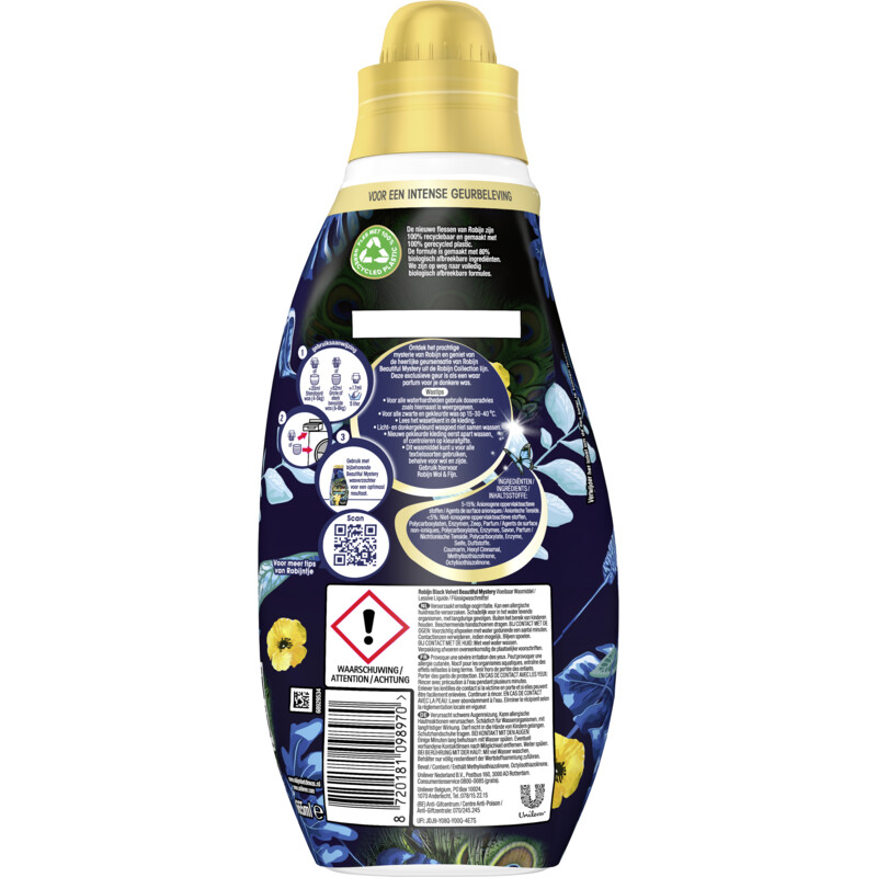 Een afbeelding van Robijn Black beautiful mystery wasmiddel