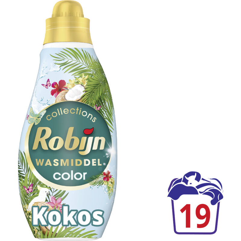 Een afbeelding van Robijn Color kokos wasmiddel