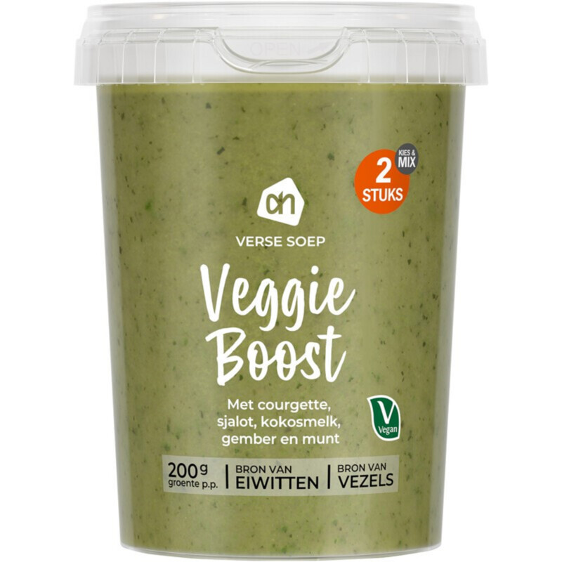 Een afbeelding van AH Veggie boost courgette sjalot