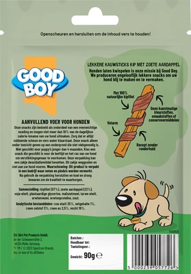 pdp-image-Good boy Lekkere kauwsticks kip + zoete aardappel