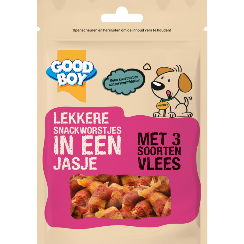 Een afbeelding van Good boy Succulent pigs in blankets