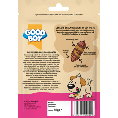 pdp-image-Good boy Lekkere snackworstjes in een jasje