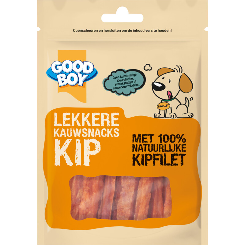 Een afbeelding van Good boy Lekkere kauwsnacks kip