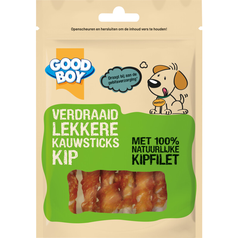 Een afbeelding van Good boy Verdraaid lekkere kauwsticks kip