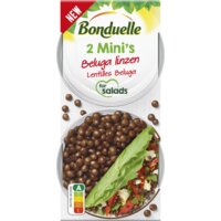 Een afbeelding van Bonduelle Beluga linzen 2 mini's voor salades