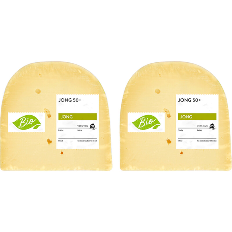 Een afbeelding van AH Biologisch Jong 50+ stuk 2-pack