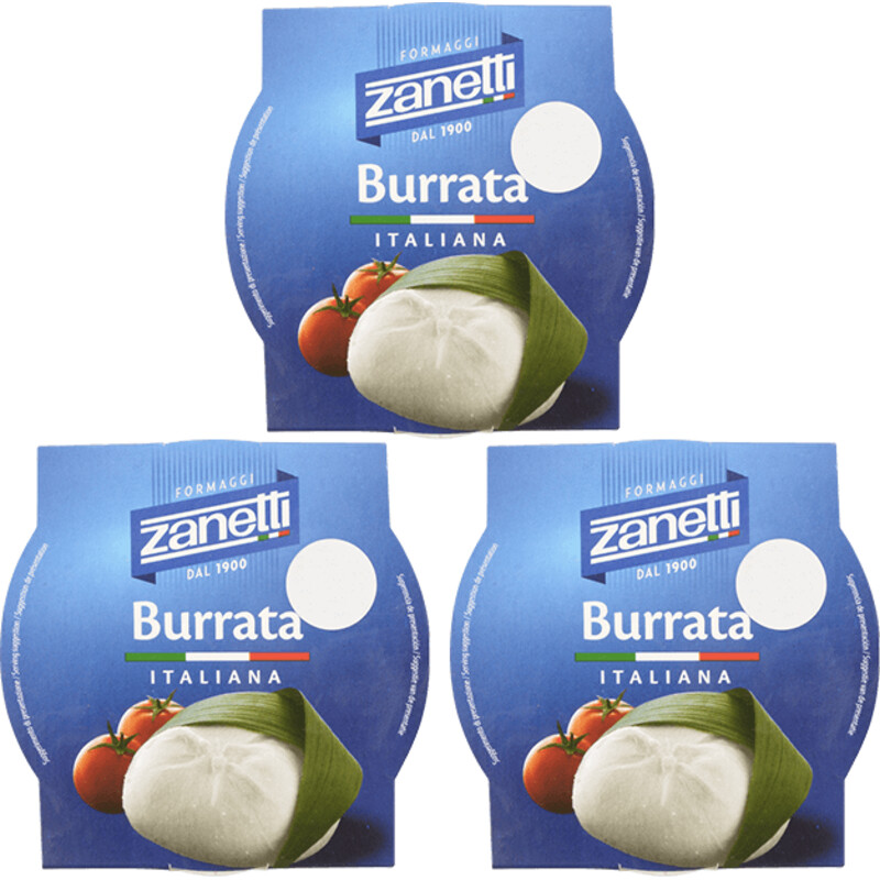 Een afbeelding van Zanetti Burrata 3-pack