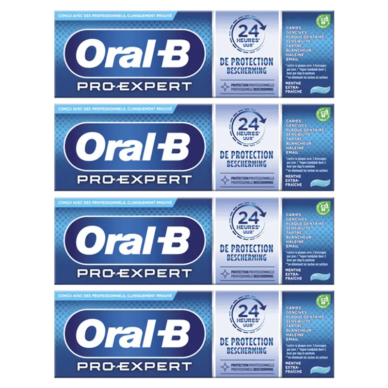 Oral-B Pro-expert tandpasta 4-pack