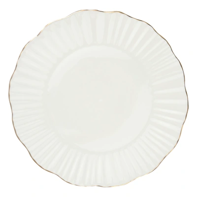 pdp-image-AH Dinerbord wit met gouden rand 26,5cm
