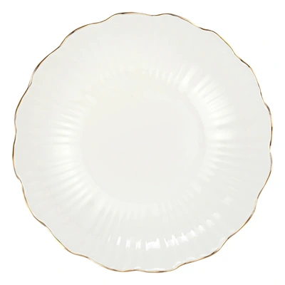pdp-image-AH Schaal wit met gouden rand 26cm