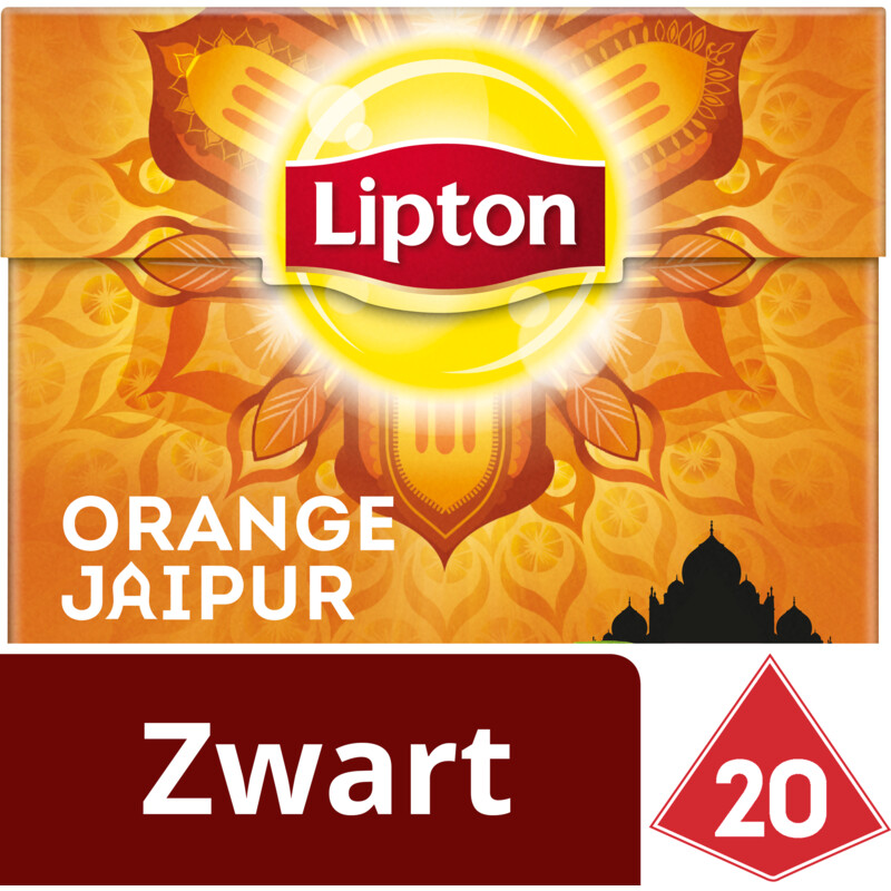 Een afbeelding van Lipton Zwarte thee orange jaipur