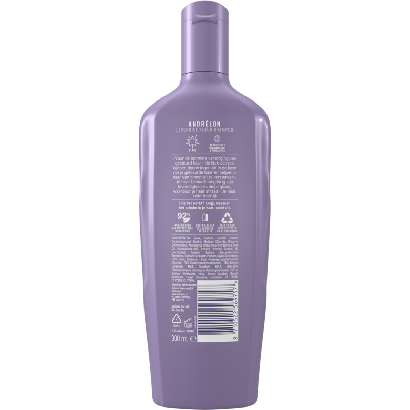 Een afbeelding van Andrélon Levendige kleur shampoo