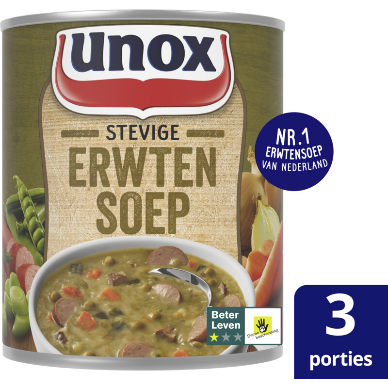 Een afbeelding van Unox Stevige erwtensoep