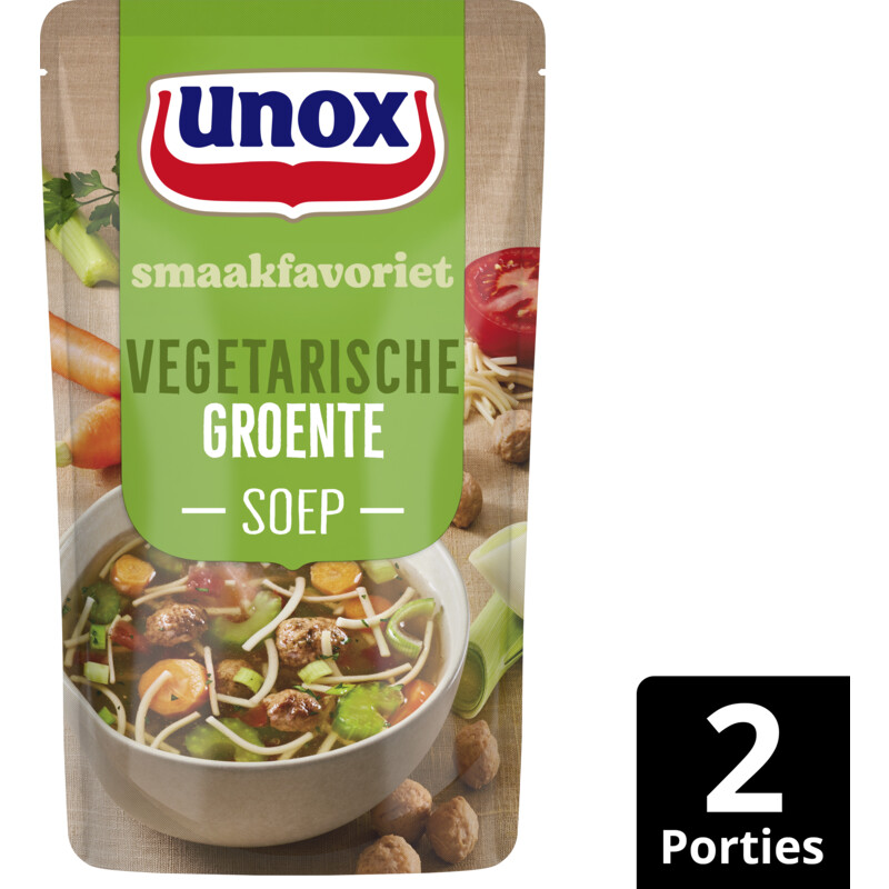 Een afbeelding van Unox Vegetarische groentesoep