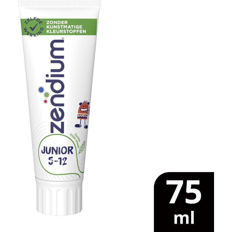 Een afbeelding van Zendium Junior 5-12 jaar tandpasta