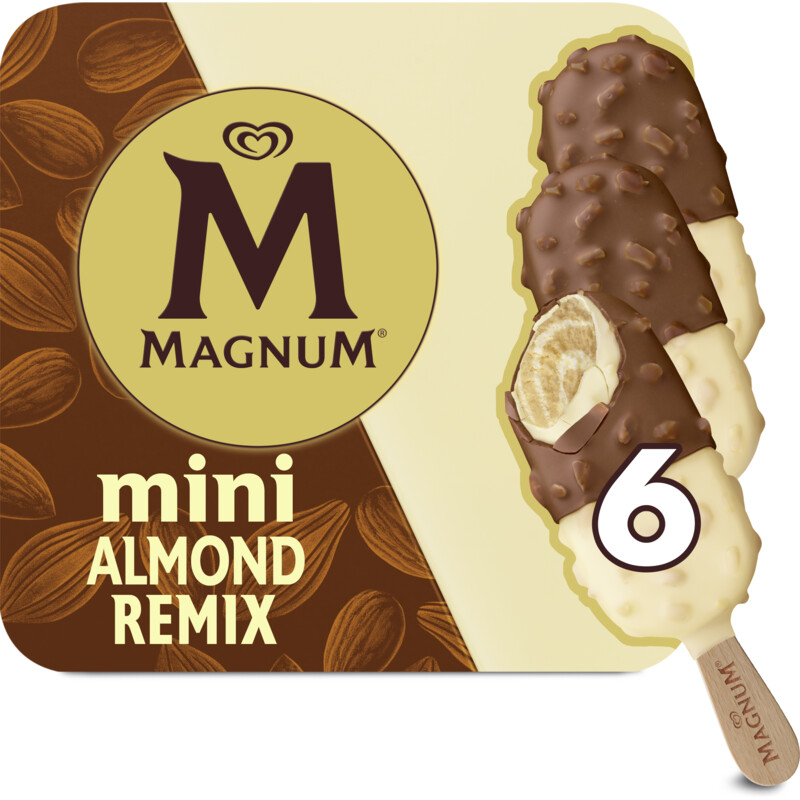 Een afbeelding van Magnum Mini almond remix
