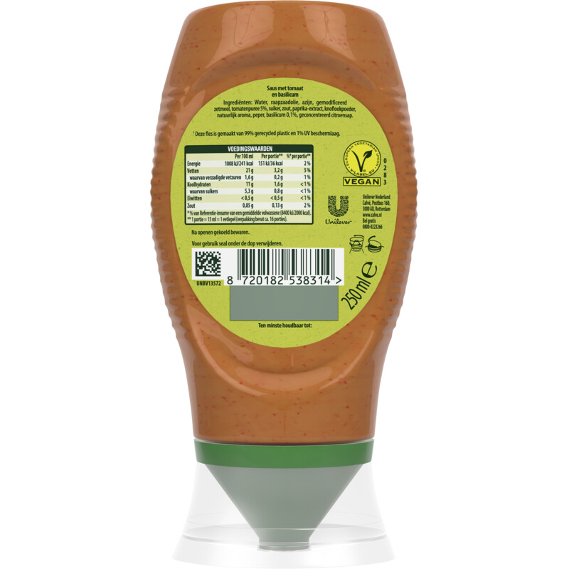 Een afbeelding van Calvé Tomaat & basilicum
