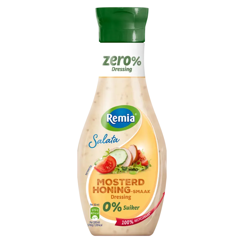 Remia Mosterd honing dressing zero%