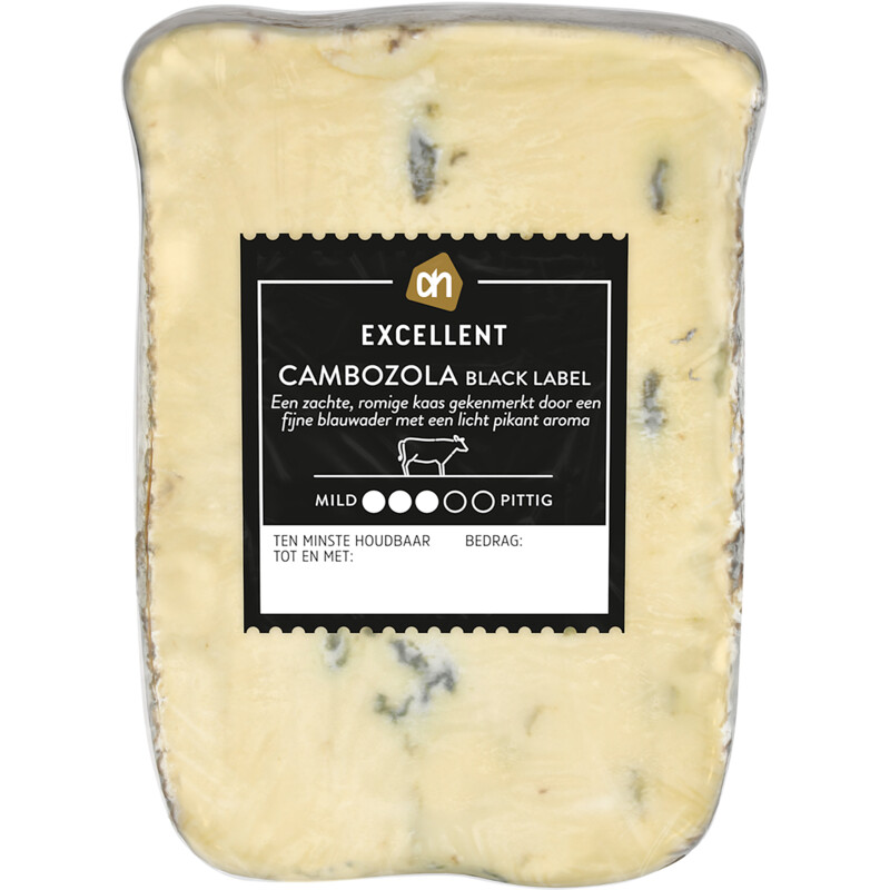 Een afbeelding van AH Excellent Cambozola black label 60+
