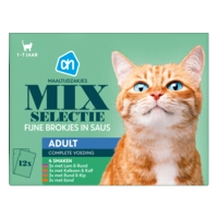 AH Maaltijdzak mix selectie in saus adult