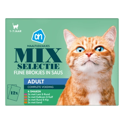 pdp-image-AH Maaltijdzak mix selectie in saus adult