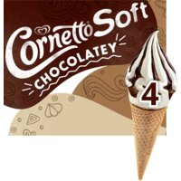 Een afbeelding van Cornetto Soft chocolatey