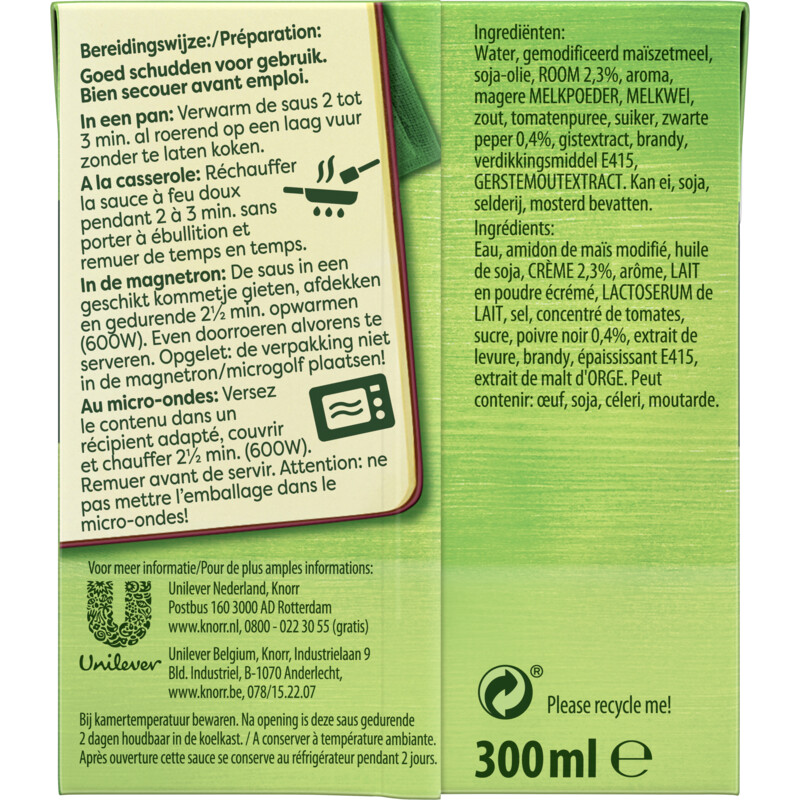 Een afbeelding van Knorr Peper roomsaus