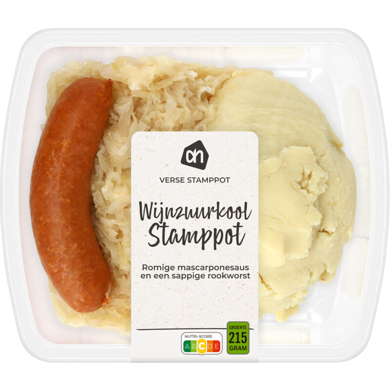 Een afbeelding van AH Verse stamppot zuurkool