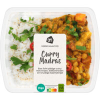 Een afbeelding van AH Verse maaltijd curry Madras