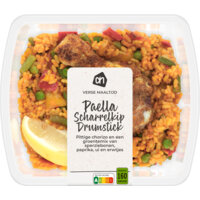 Een afbeelding van AH Verse maaltijd Paella scharrel drumstick