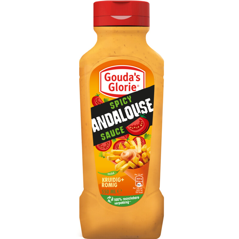 Een afbeelding van Gouda's Glorie Spicy Andalouse sauce