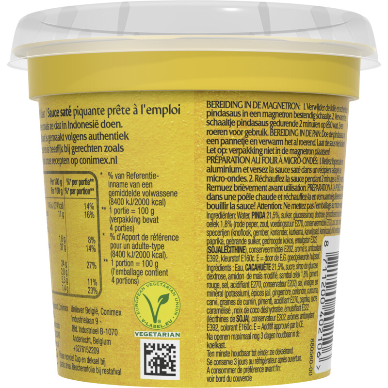 Een afbeelding van Conimex Pikant pindasaus