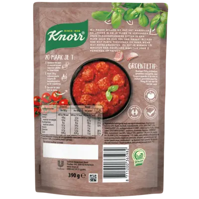 pdp-image-Knorr Vega Balletjes in Tomatensaus 390G