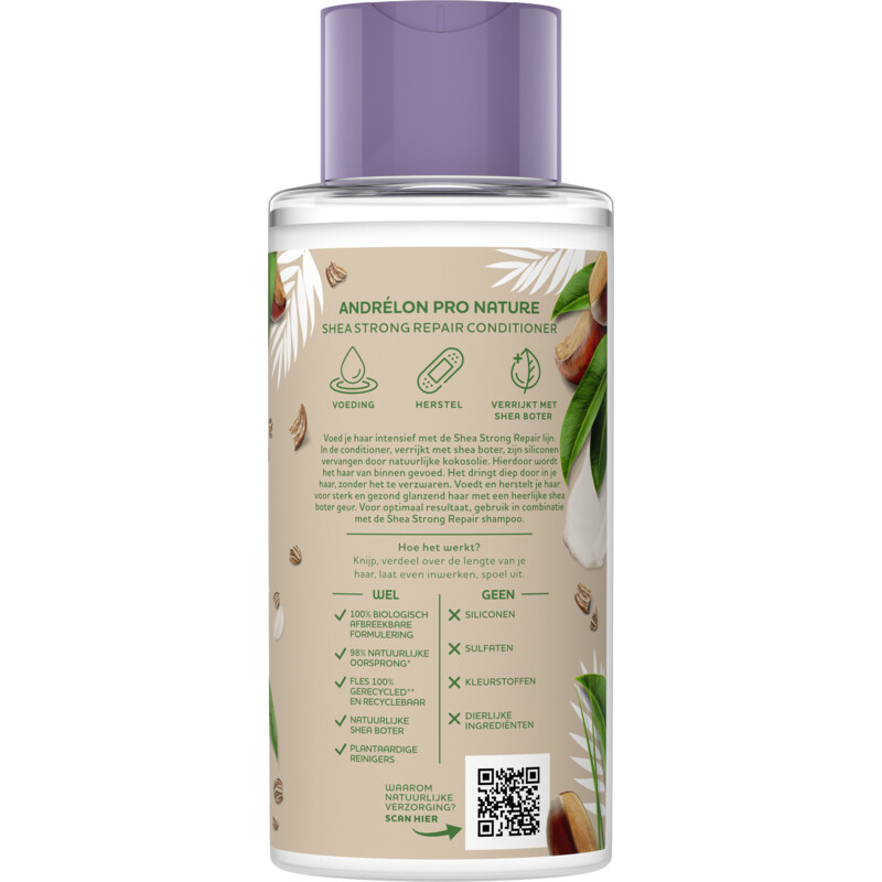 Een afbeelding van Andrélon Pro nature shea repair conditioner